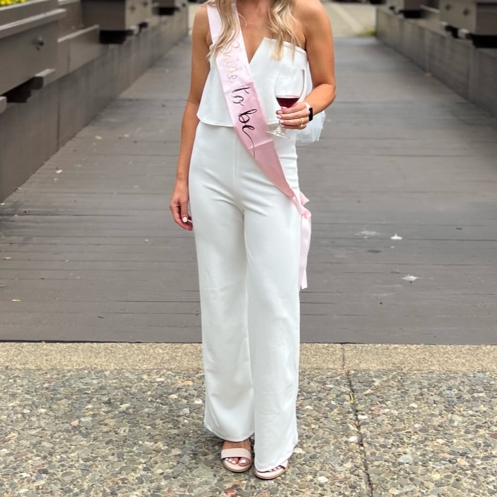 Strapless Jumpsuit - image 4